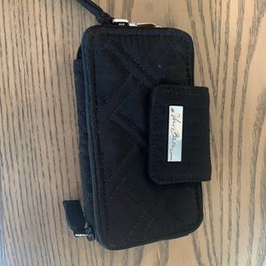Vera Bradley Black Wallet/Wrislet